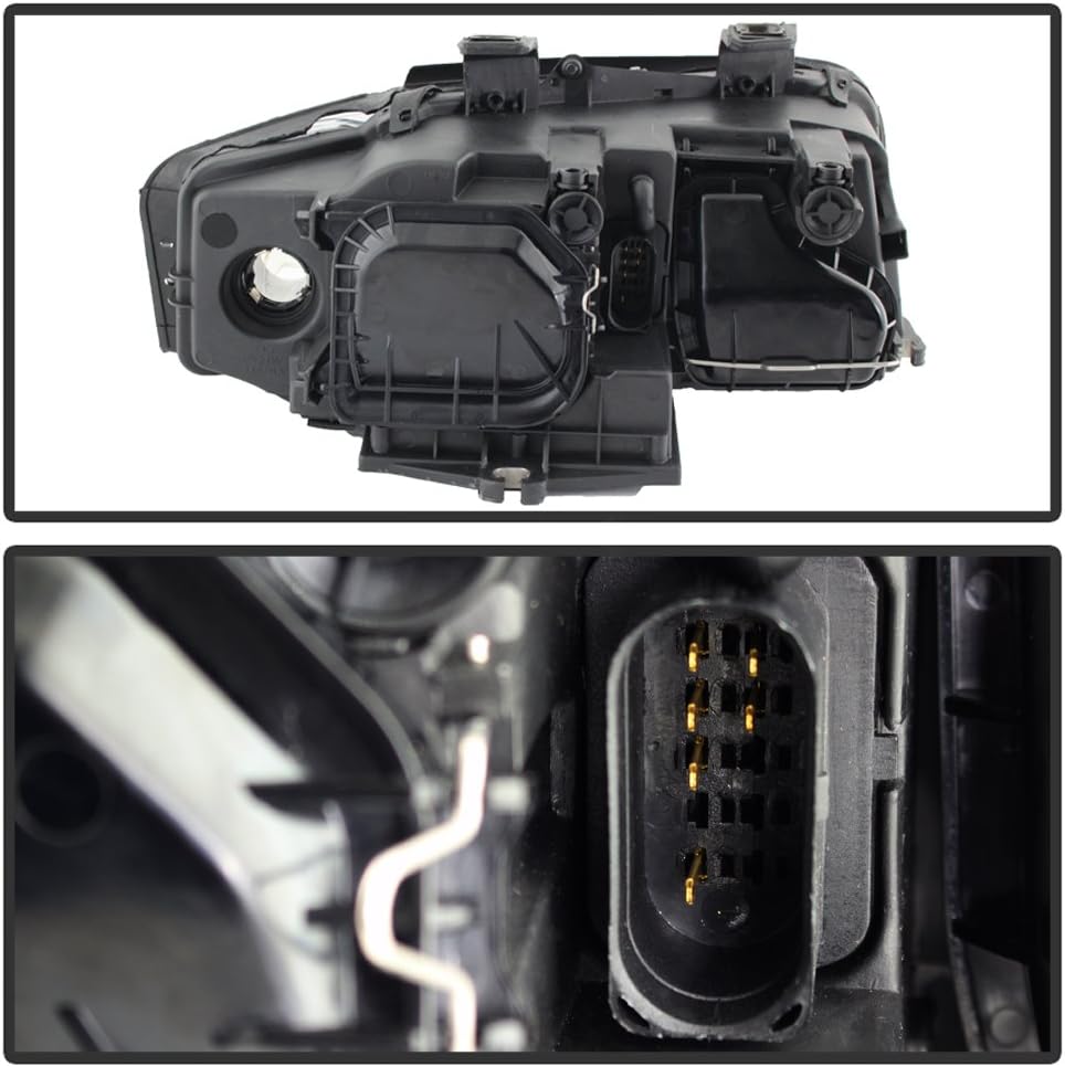 Black Projector Headlight Replacement Left+Right K558