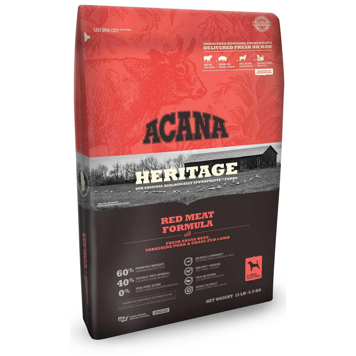 Red Meat Dry Dog Food D4351