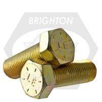 Hex Head Cap Screw - Steel - Zinc Yellow - UNC - Grade 8 - 20 Pk D39837