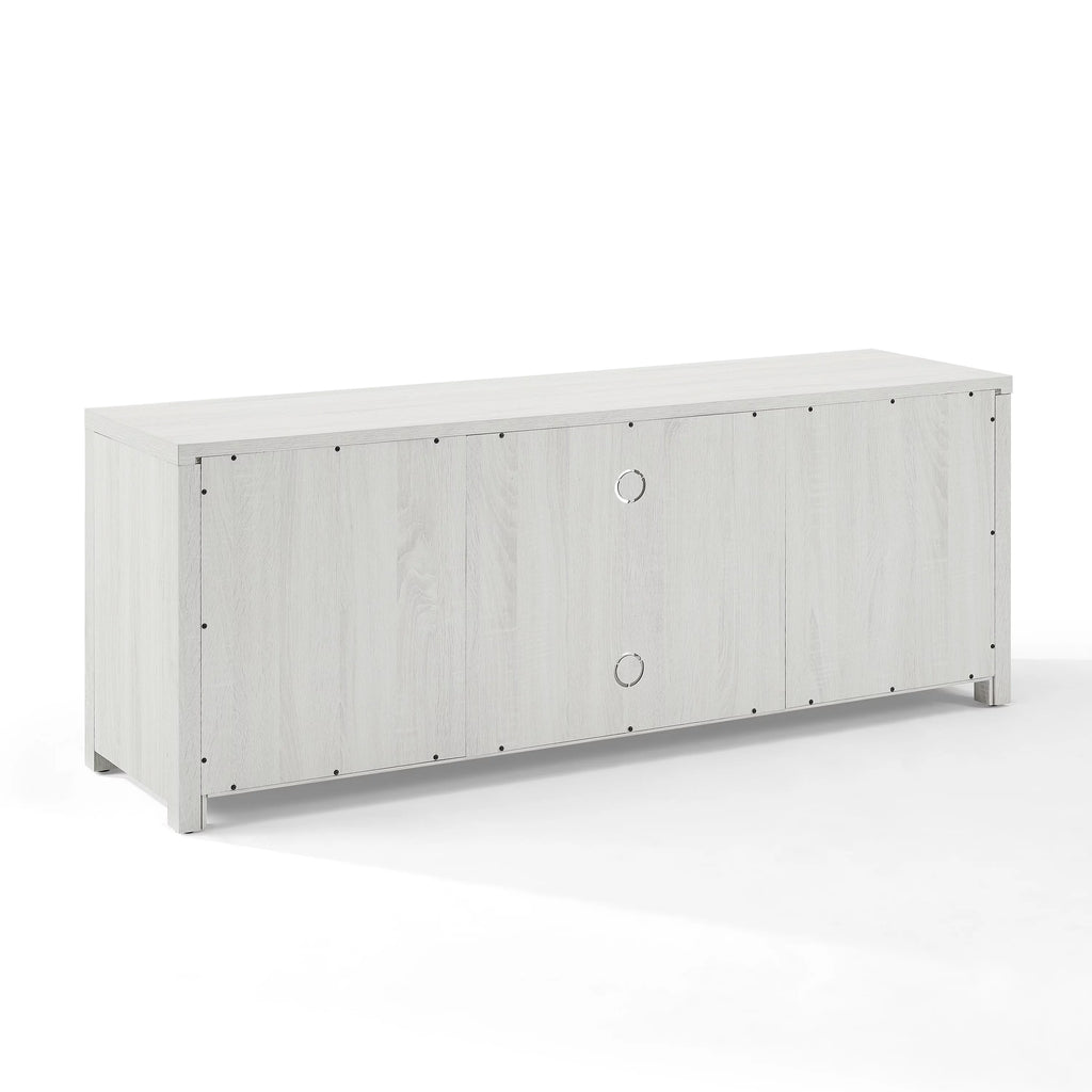 White Modern Wood TV Stand C8946