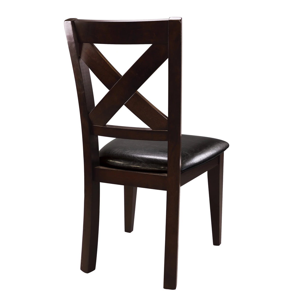5pc Dining Room Table and 4 Side Chairs Merlot Finish K6478