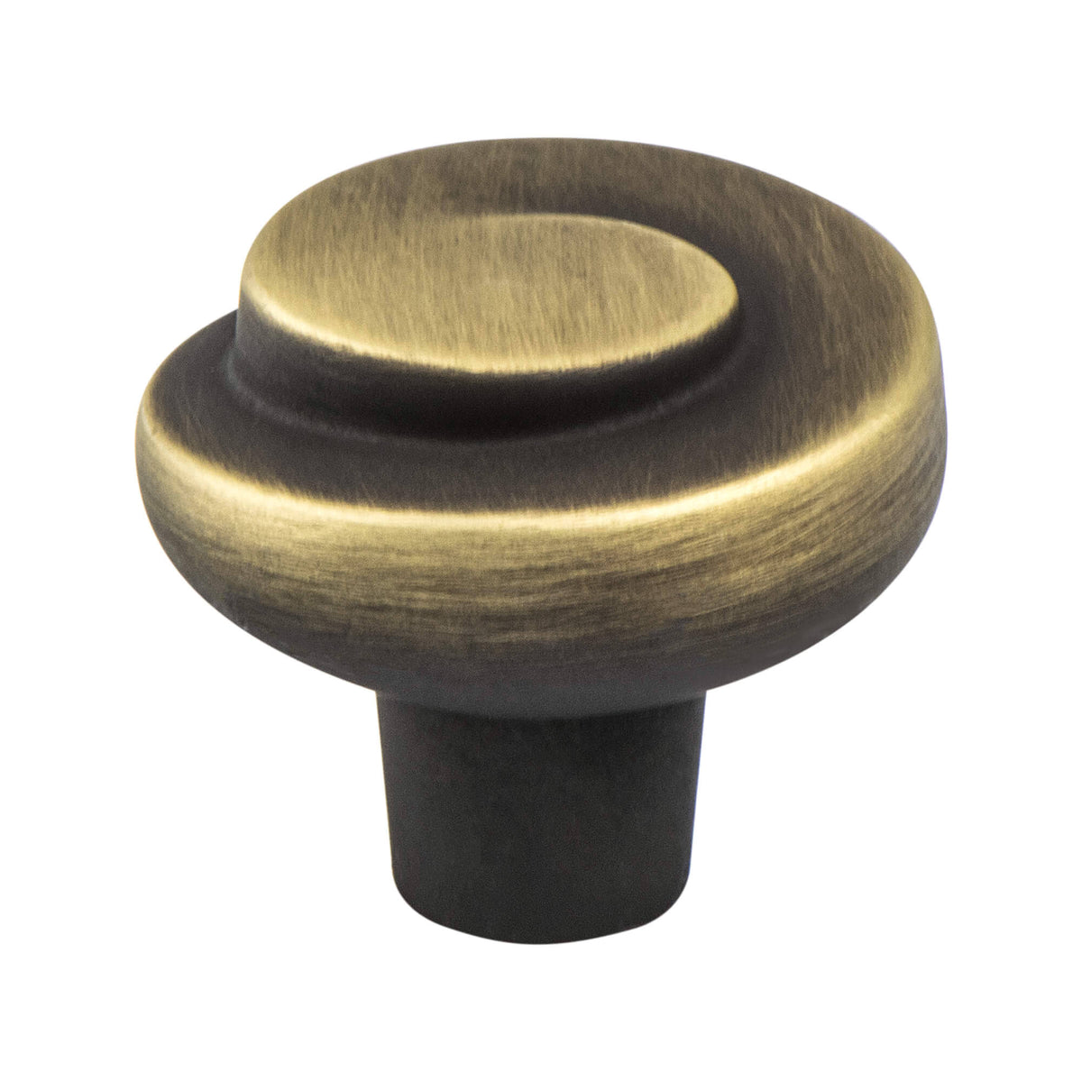 Rustic Brushed Brass Cabinet Knob A57978
