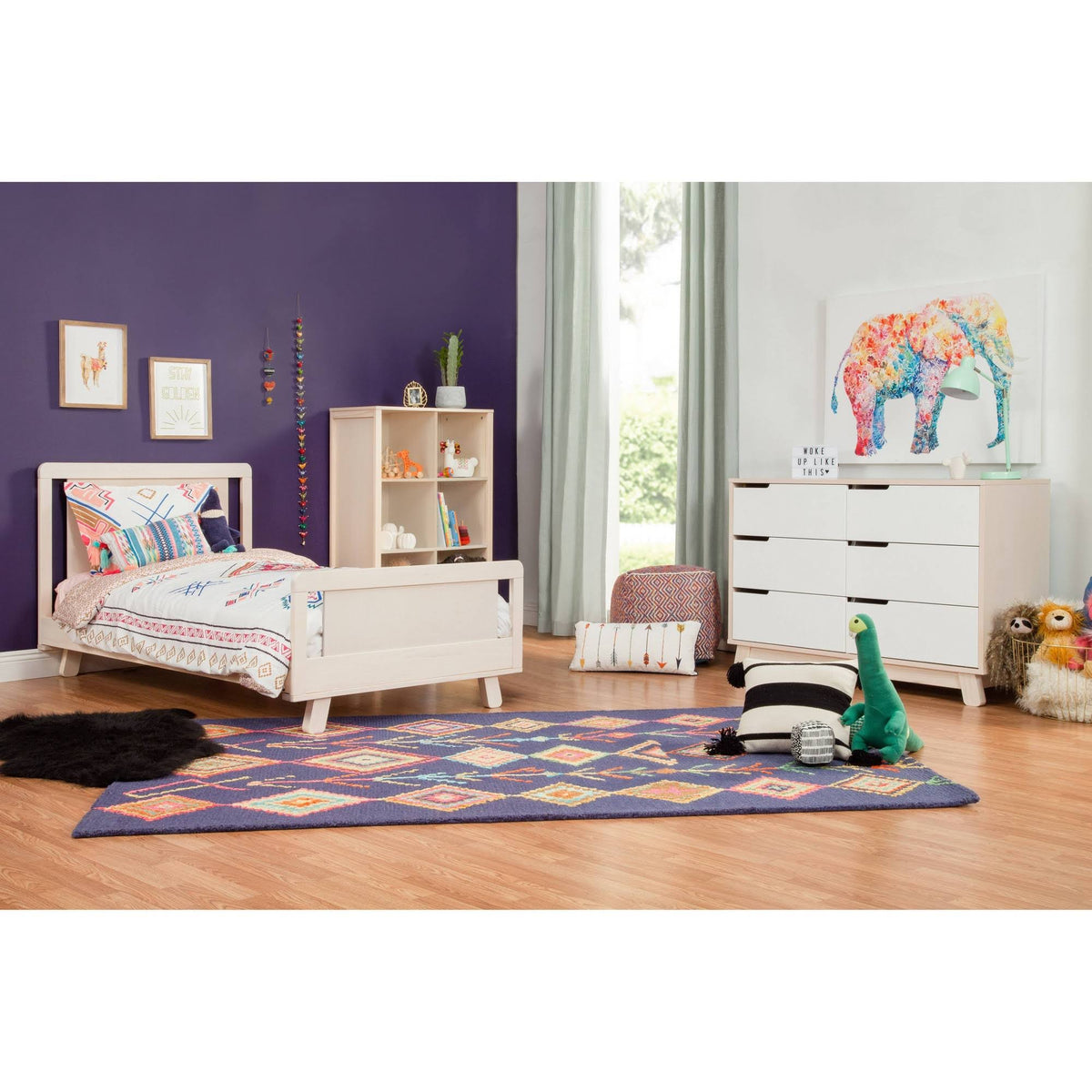 Washed Natural Bookcase H8733