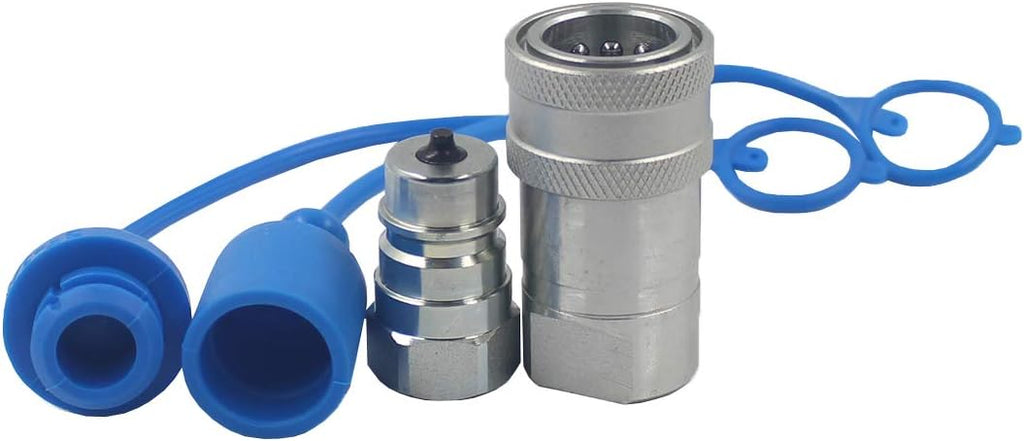 1/2'' Ag ISO5675 Carbon Steel Hydraulic Quick Connect Tractor Coupling with Dust Cap L337637