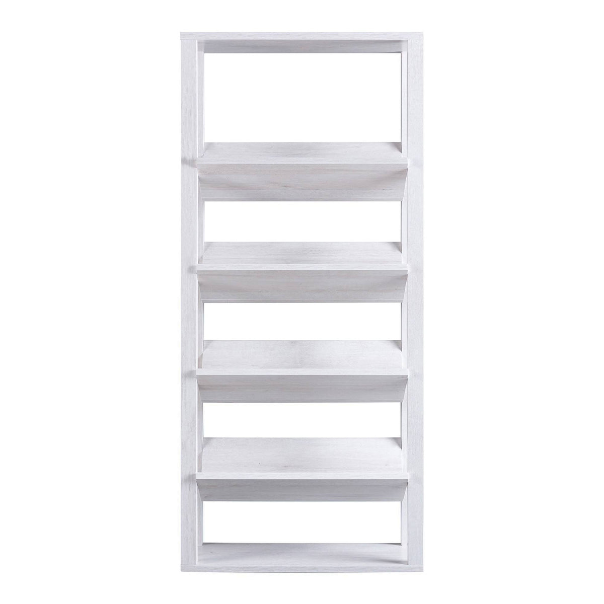 White 6 Shelf Bookshelf M883