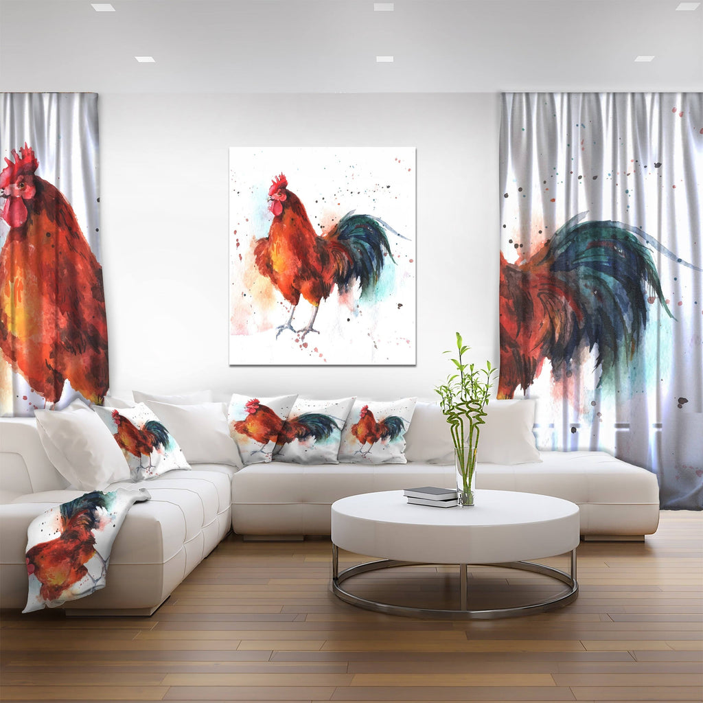 White 12 in. x 20 in. Canvas Print N588785
