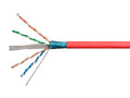 1000ft 23AWG Cat6 STP Solid Riser-Rated Bulk Pure Bare Copper Ethernet Cable Q3235