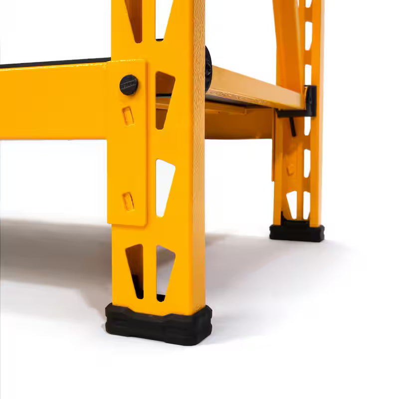 Yellow 3-Tier Steel Storage Shelving Unit S24401