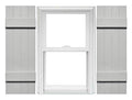 4 Board and Batten Vinyl Shutters 1 Pair 14 x 51 Paintable W688