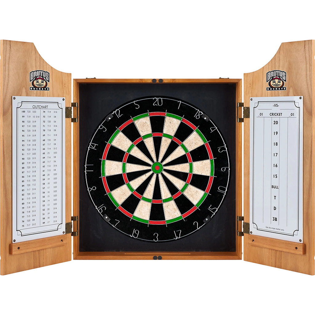 Dart Cabinet with Darts and Board U6062