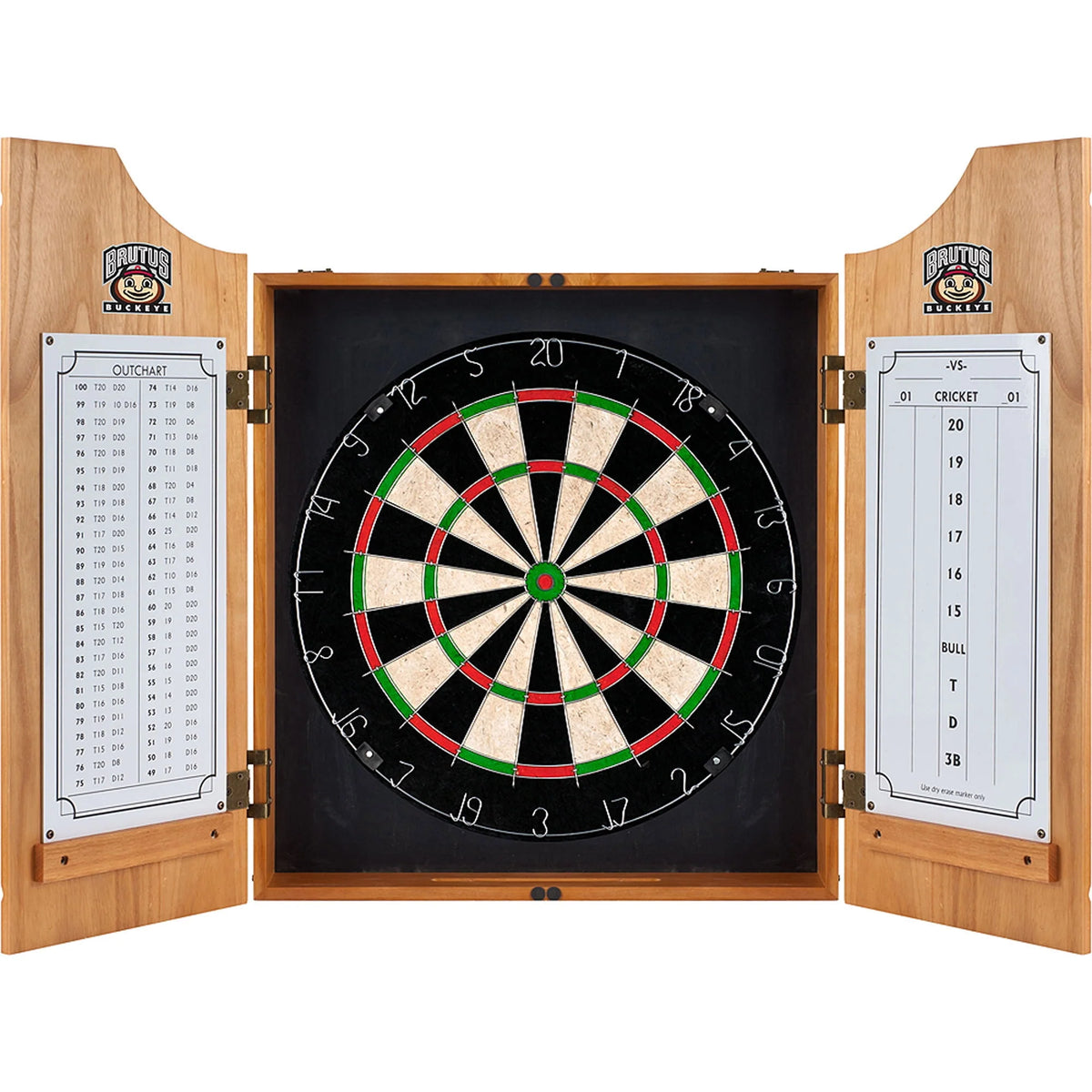 Dart Cabinet with Darts and Board U6062