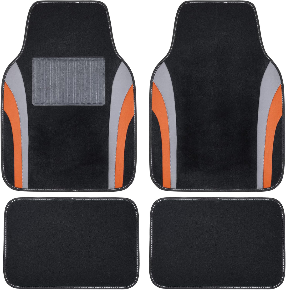 Colorful Universal Fit Car Floor Mats Set of 4 W475821