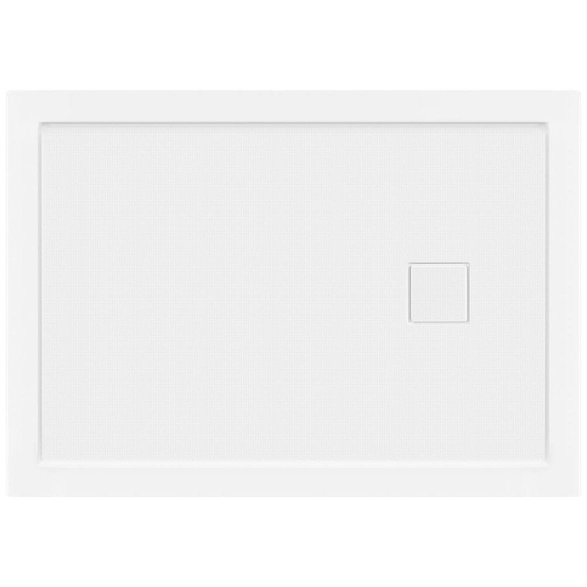 48x22 Shower Base Pan Left Double Threshold Right Drain R774