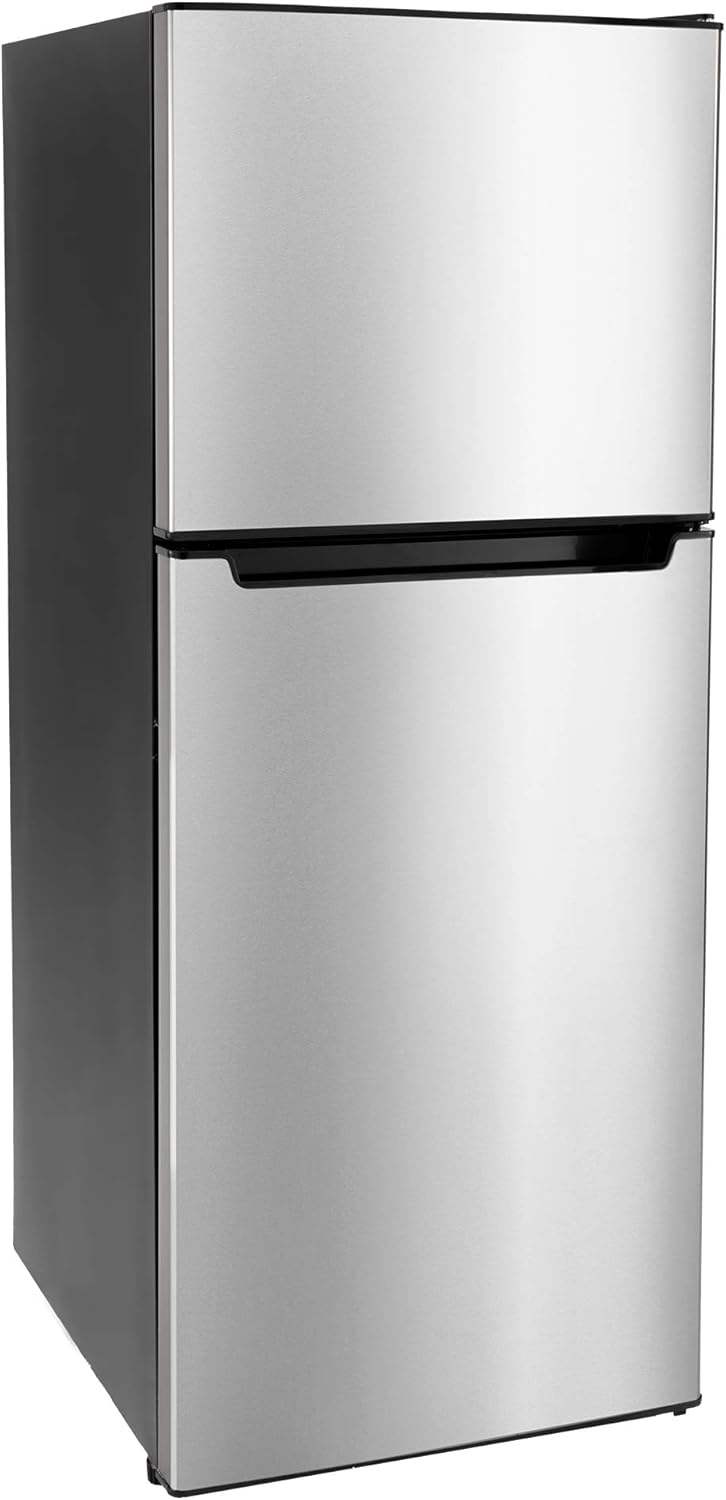7 Cubic Feet 12-Volt Stainless Steel RV Refrigerator W491