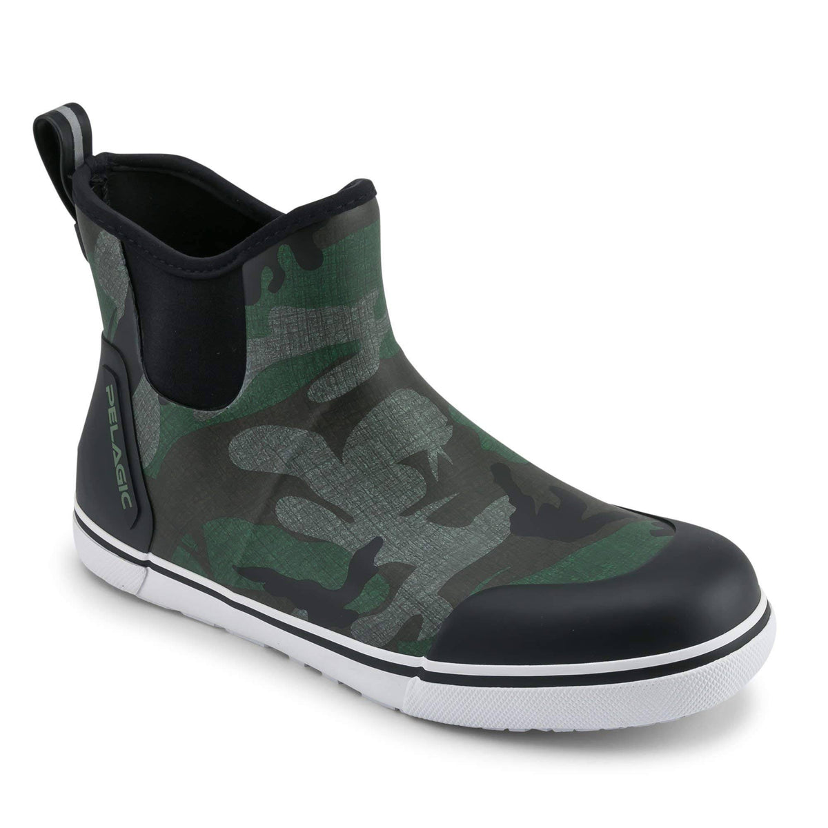 Deckboot Fish Camo Green X161