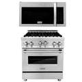 30 in. Dual Fuel Range & Over-the-Range Microwave Appliance Package I629