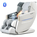 4D Full Body Zero Gravity Shiatsu Recliner with Heating White B241108