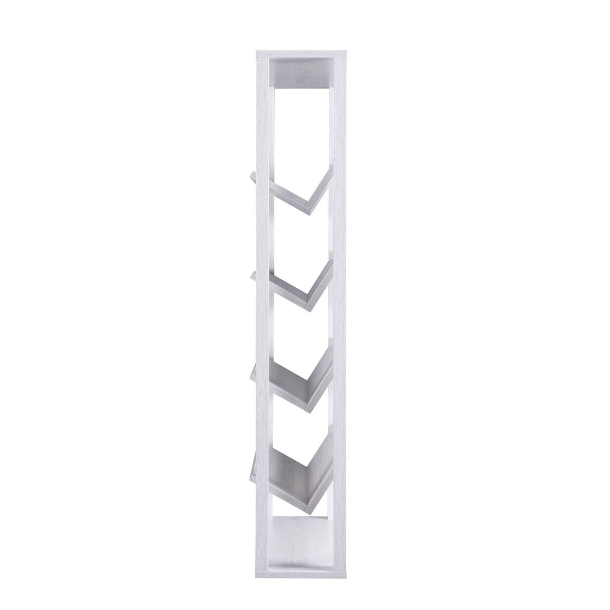 White 6 Shelf Bookshelf M883