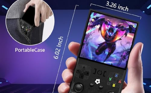 Handheld Game Console 4.0 Inch IPS 64GB TF Card 4000mAh Battery New Black V992