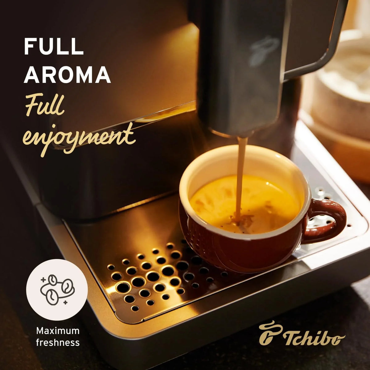 Single Serve Coffee Maker with Built-in Grinder A6077