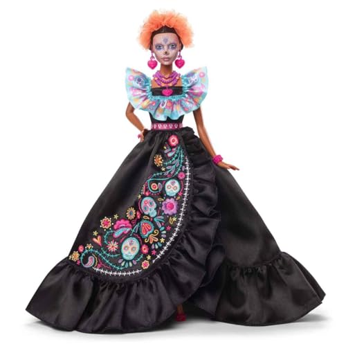 2024 Día De Muertos Collectible Doll in Black Dress H347