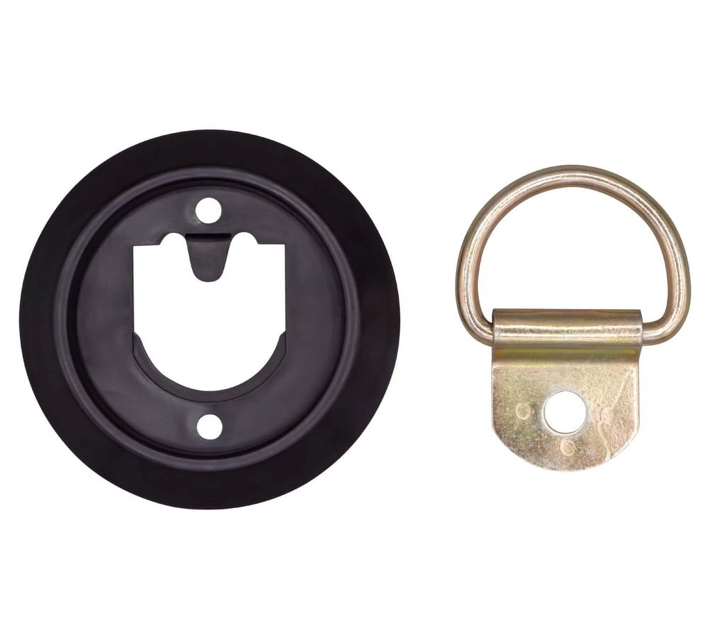 10 Pack Recessed D-Ring Tie-Down Anchor with Plastic Pan Fittings G5885