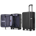 Expandable Hardside Carry On Luggage with Wheels, Tsa Lock, Jade cyan E881571