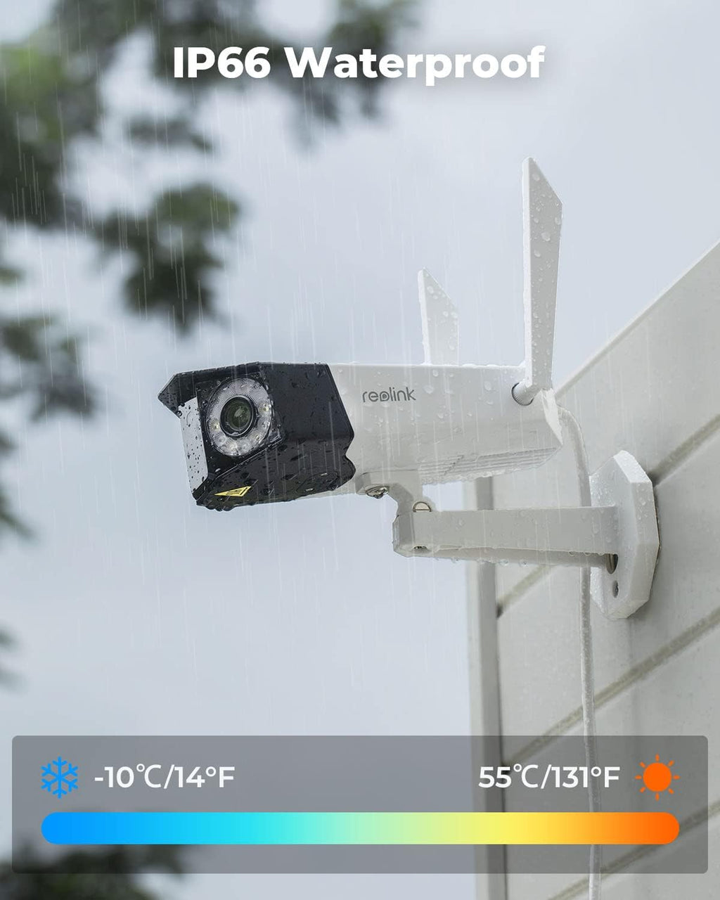 2K 4MP Outdoor WiFi Camera with Color Night Vision K8125