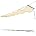 Beige 3'x16' Retractable Replacement Shade Cover J871
