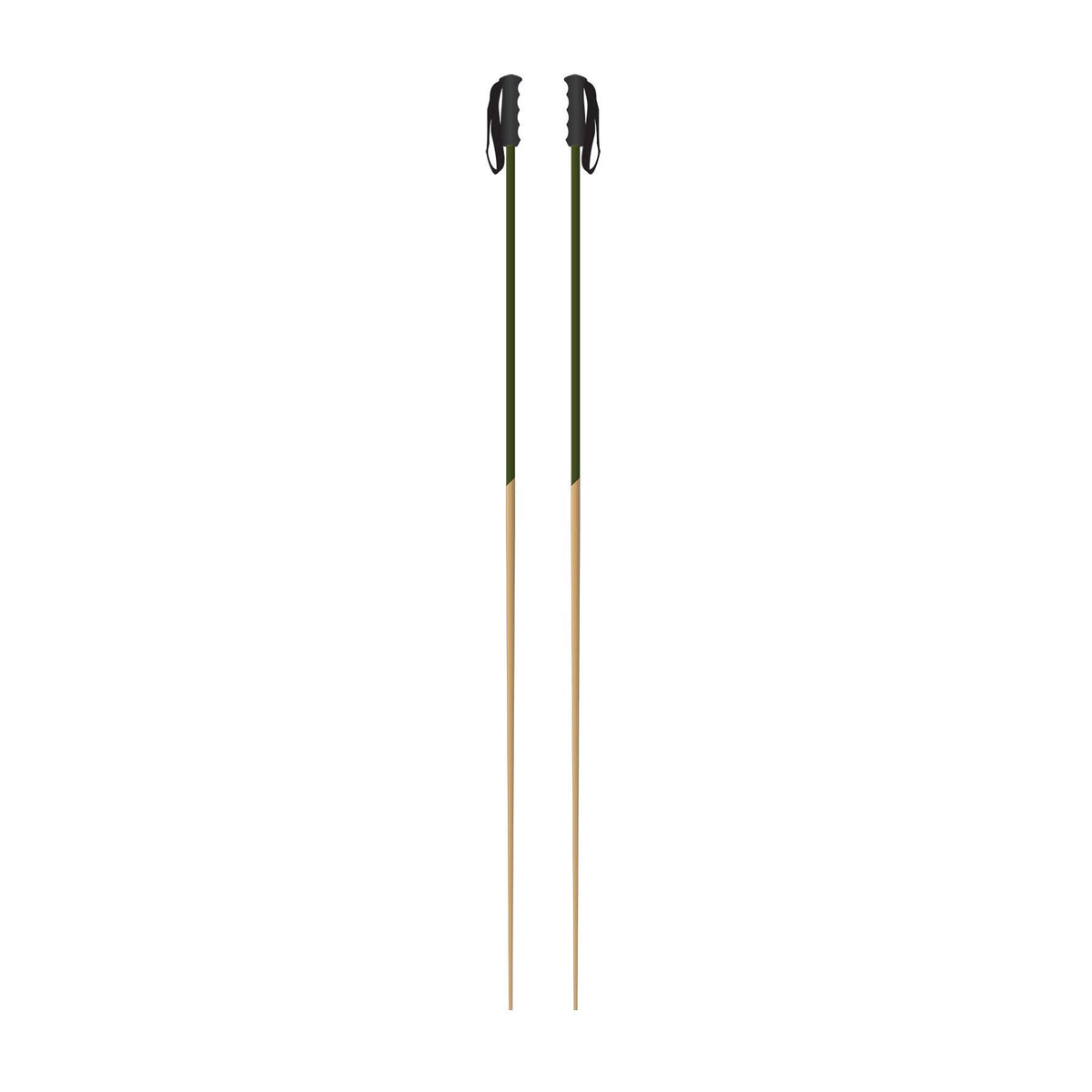 Green Ski Pole S43132