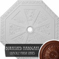 29 1/8x22OD x 2 1/4x22ID x 1 1/8x22P Spring Octagonal Ceiling Medallion O338