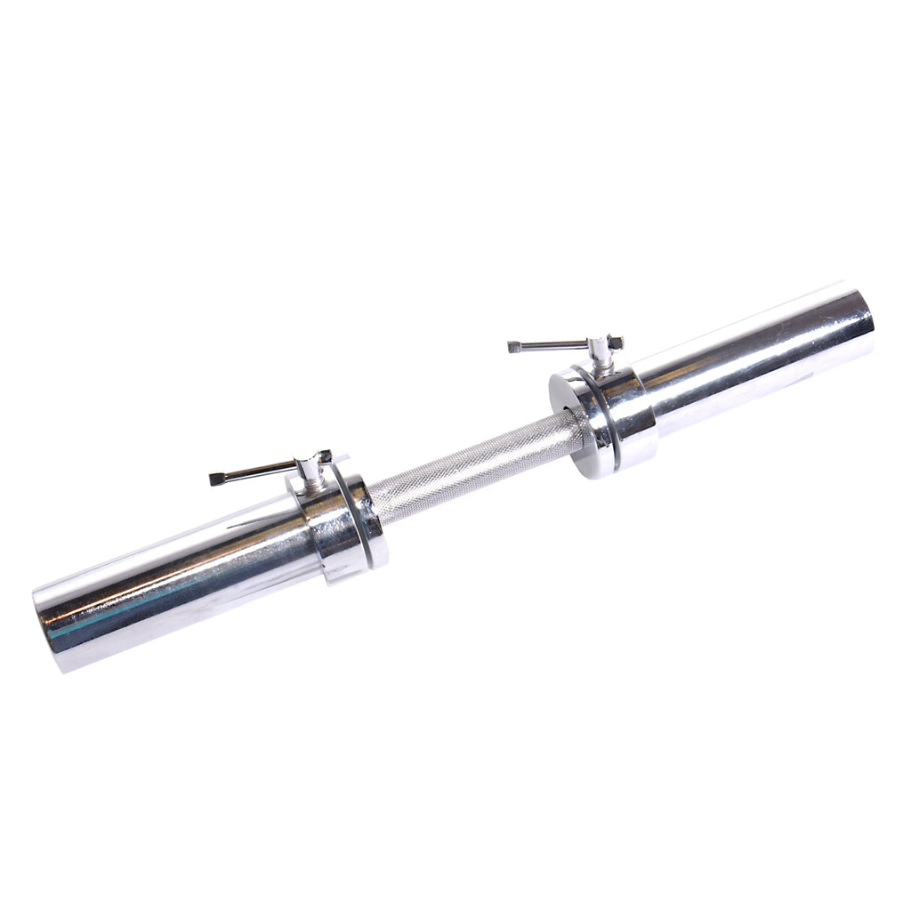 Chrome Olympic Dumbbell Handle with Collars T3951