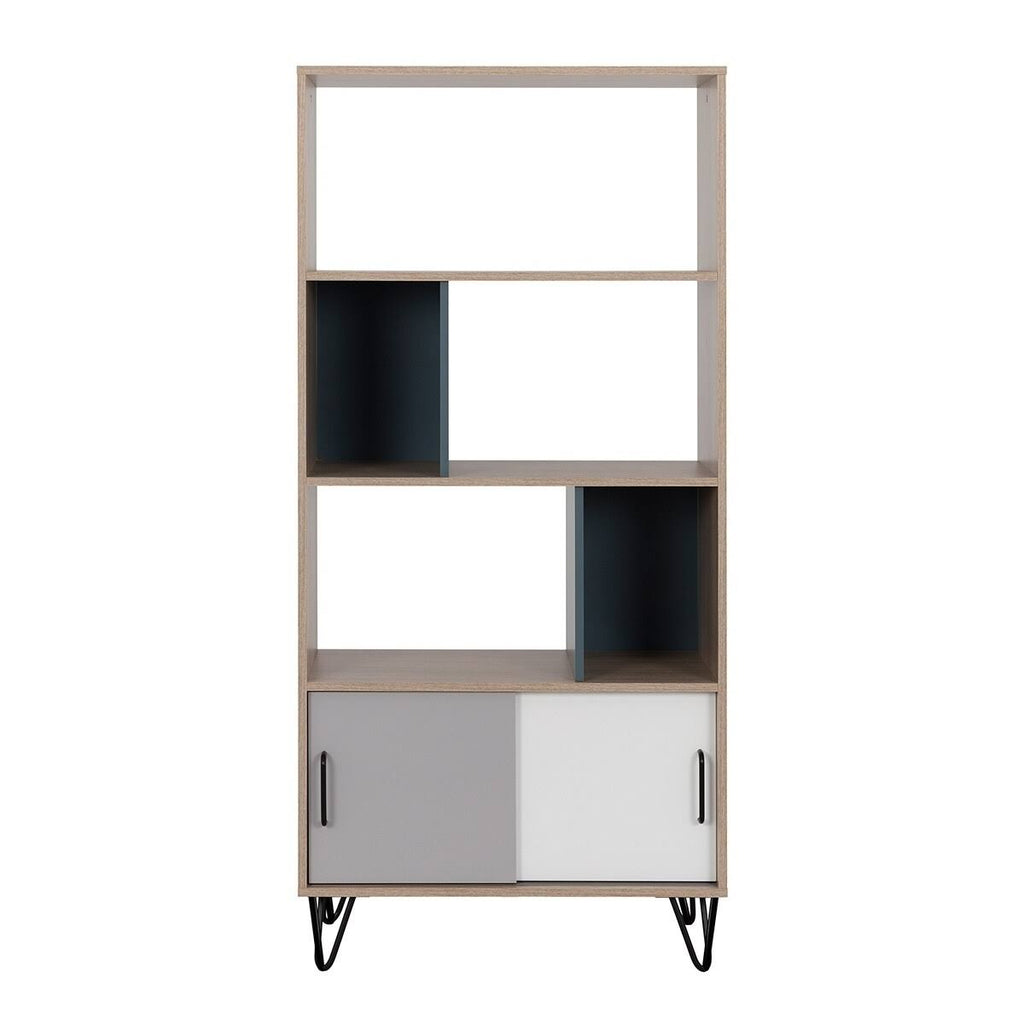 Bookcase with 2 Sliding Doors T993