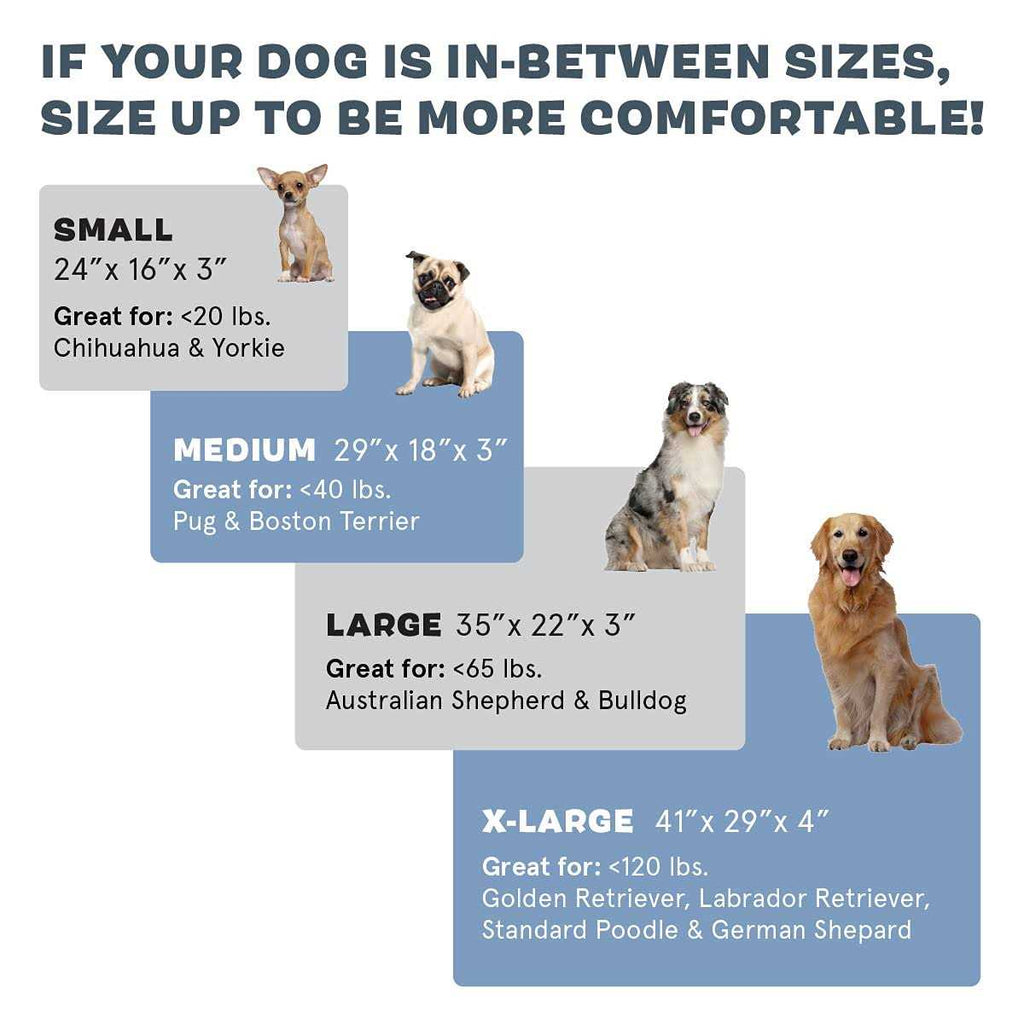 Memory Foam Dog Bed Plush Mattress D9924