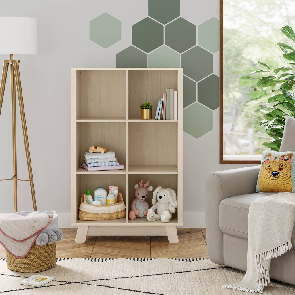 Washed Natural Bookcase H8733