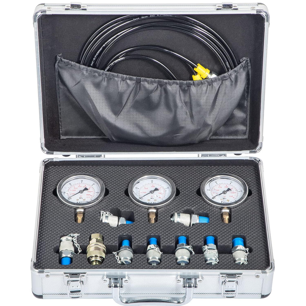 Hydraulic Pressure Test Kit 25/40/60Mpa 9 Couplings O30799