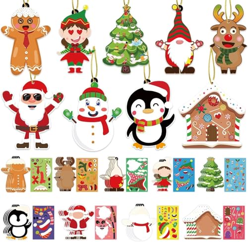 36 Pack Christmas Ornament Craft Kit D654
