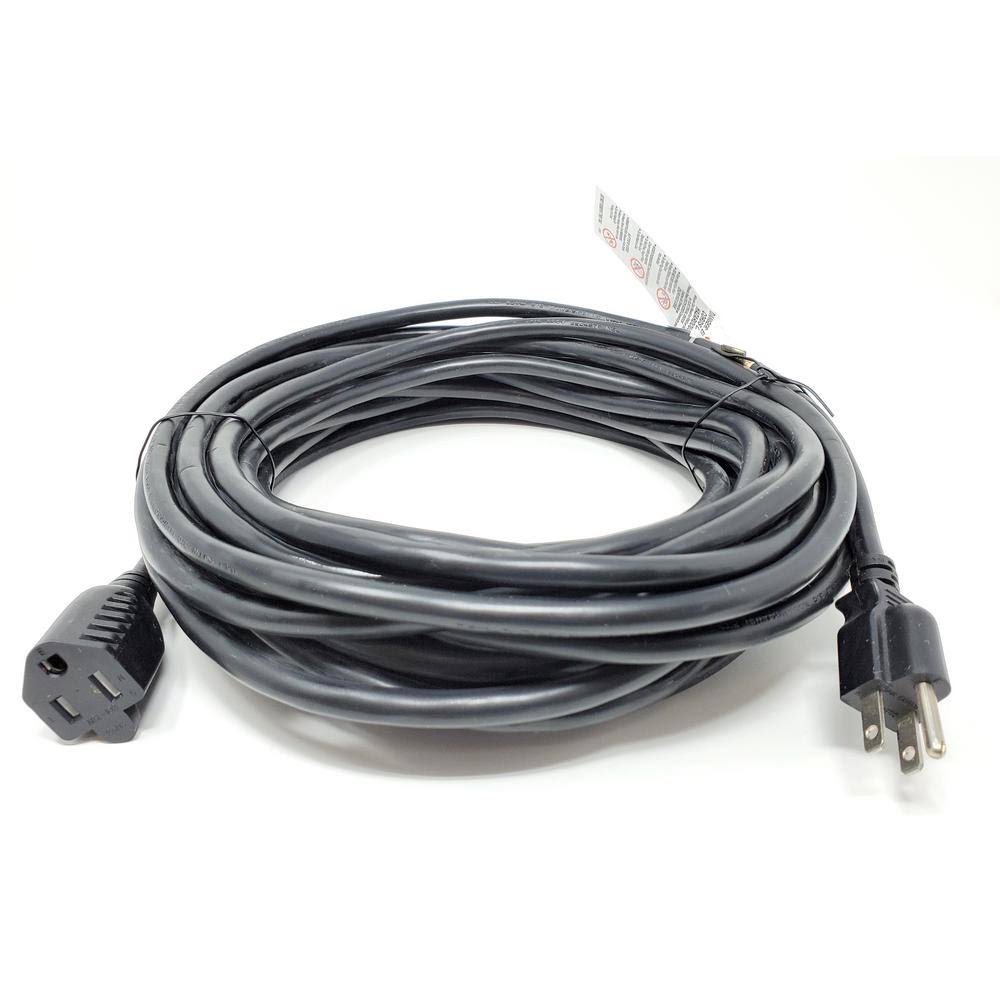 50 ft. 14 AWG Outdoor Power Extension Cable, Black V948