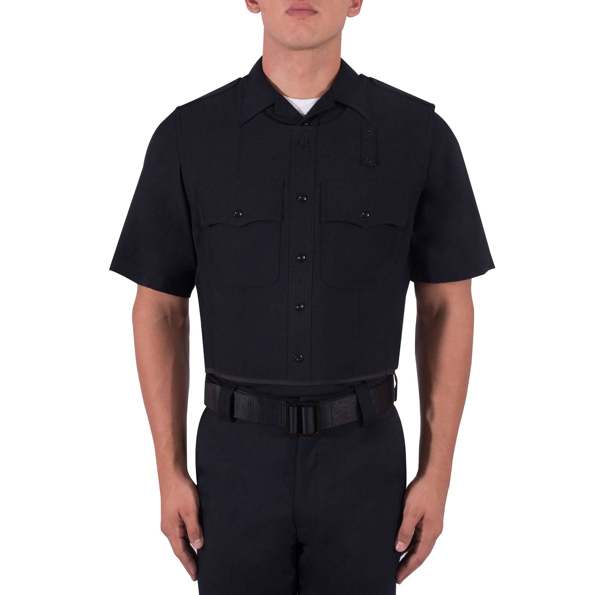 Dark Navy Blue Wool Body Armor Carrier J663582