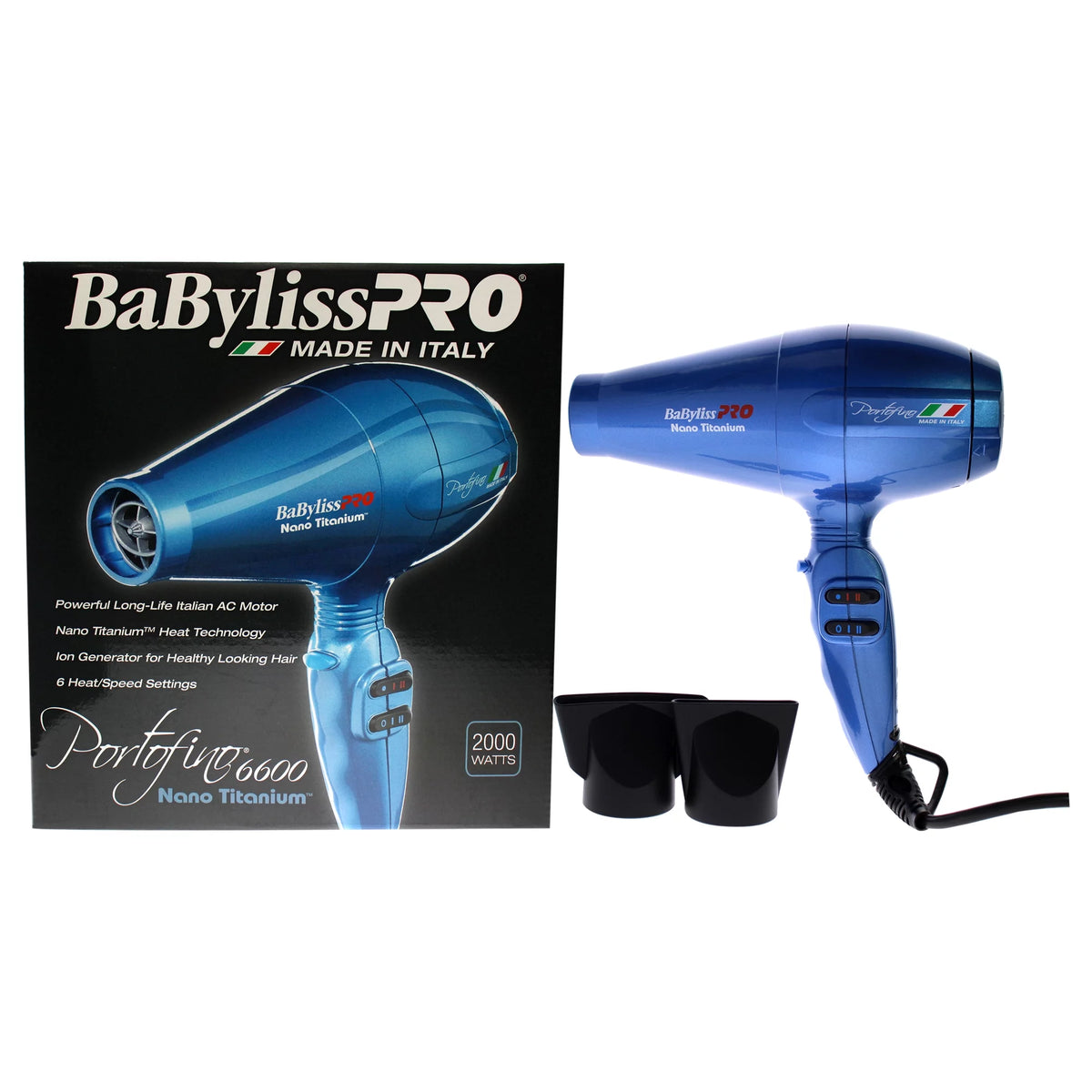 Blue 2000 Watts Ionic Hair Dryer F473