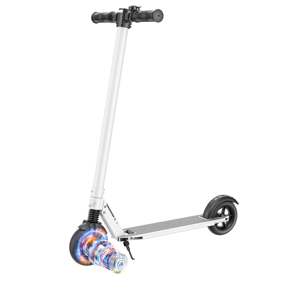 Electric Scooter with 10 Solid Tires, 500W Motor Folding Y201