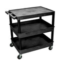 3 Shelf Black Tub Cart G687500