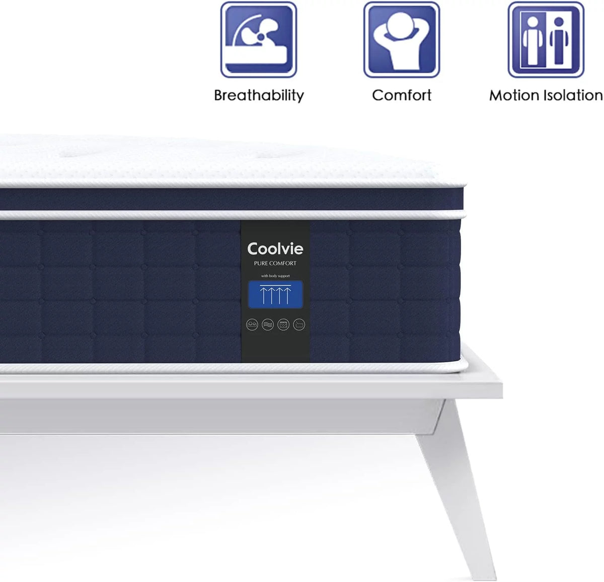 Queen 12 inch Hybrid Mattress with Pocket Springs I88496