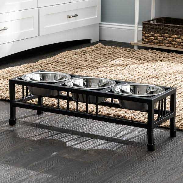 Double Raised Dog Bowl E91073