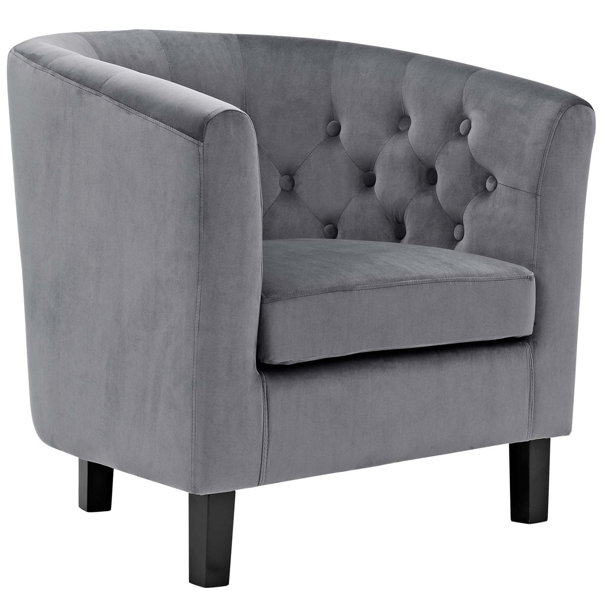Velvet Upholstered Armchair X73097