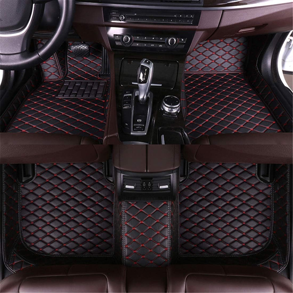 Black Red Car Floor Mats S561