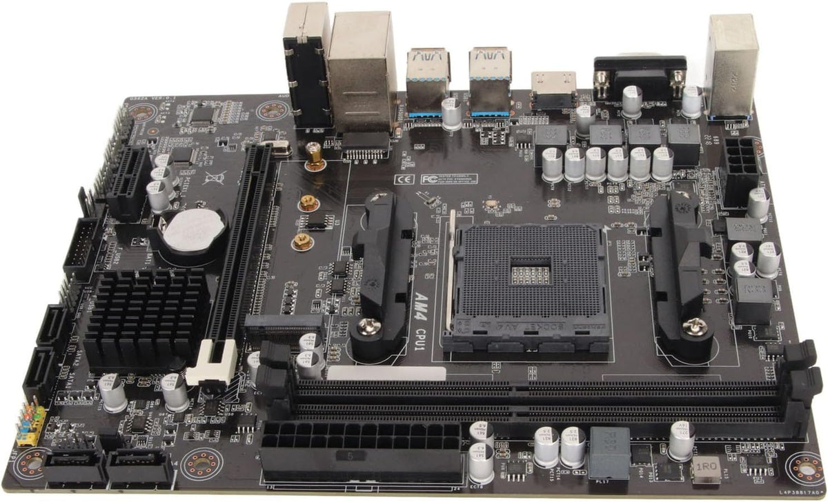 AMD A520 M ATX Motherboard, AM4 M.2 NVME USB3.0 Dual Channel DDR4 Memory PCIe X16 SATA 6Gbs Desktop Motherboard T38563