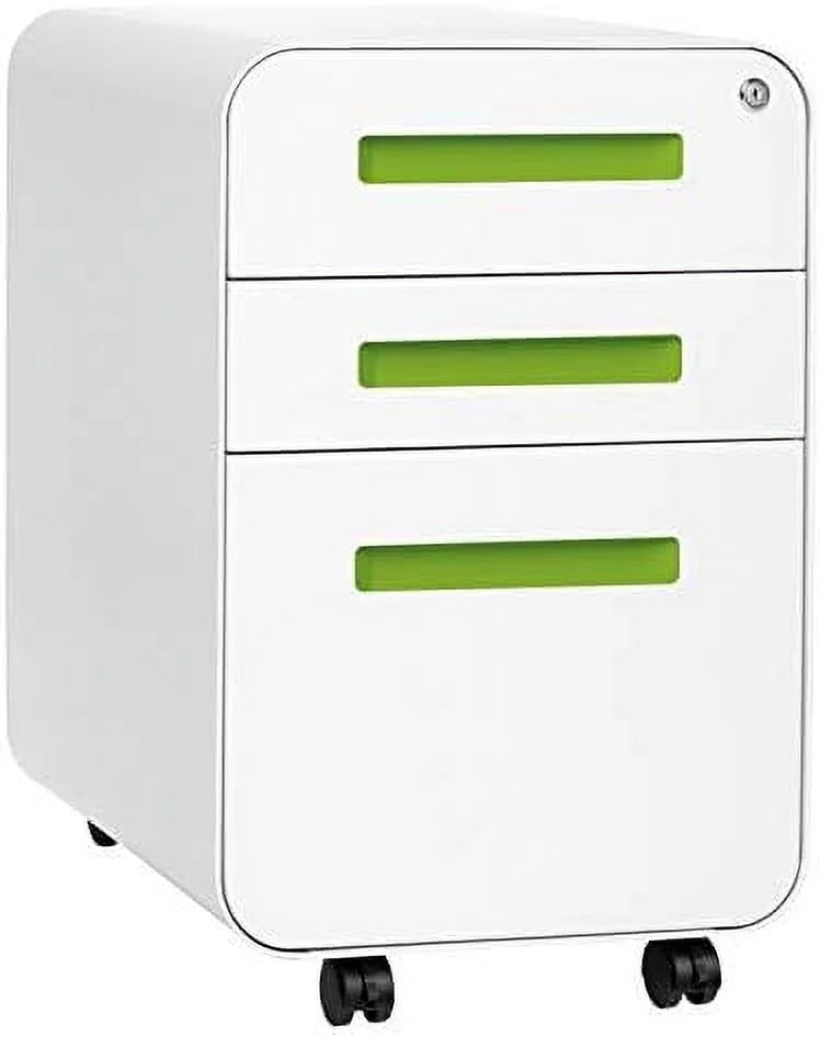 3 Drawer Metal File Cabinet with Lock Z793467