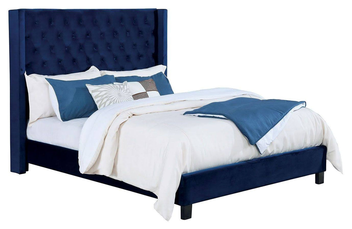 Navy Cal King Bed H2267