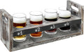 5 Piece Beer Flight Tasting Set with Chalkboard Panel X234
